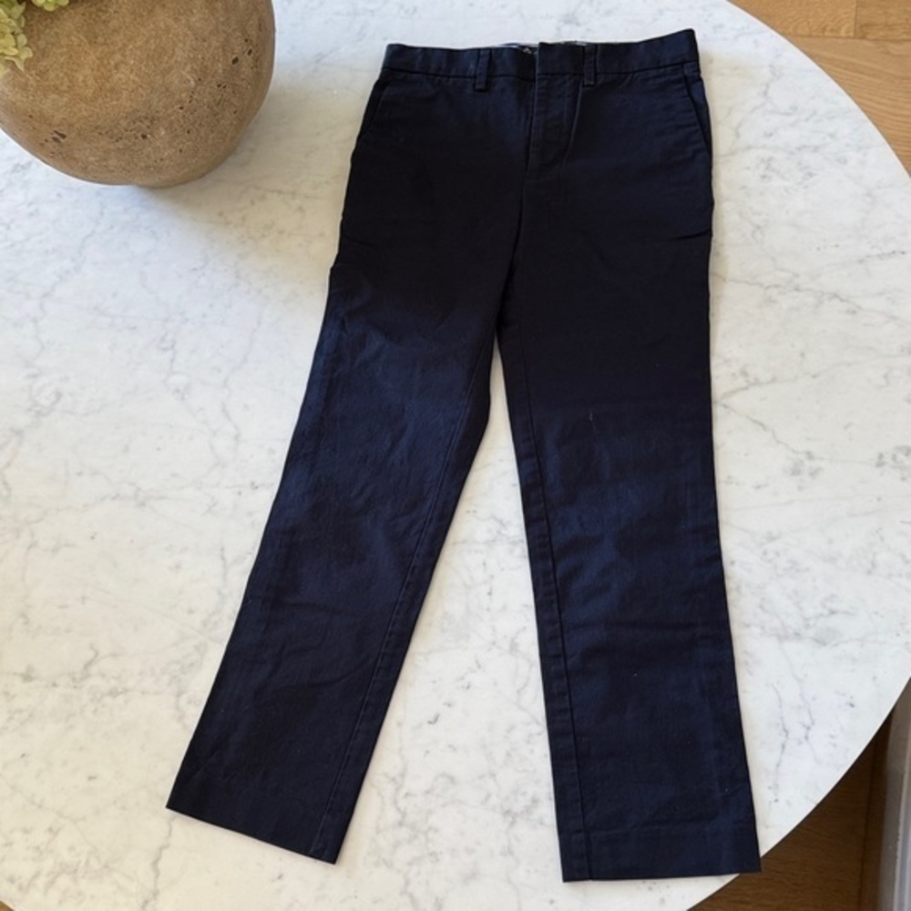 Crewcuts Boys Chino Pants Size 8 Navy Slim School Uniform Dress Pants